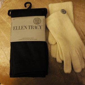 New pair of fleeced tights & gloves